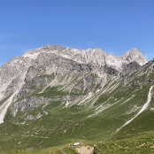 Da oben waren wir gestern!