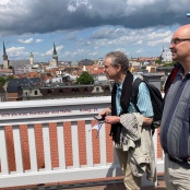 Ausblick &uuml;ber Halle