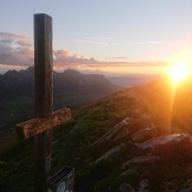 Sonnenaufgang auf dem Spitz