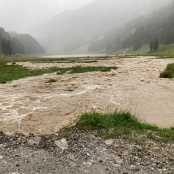 der ausgetrocknete S&auml;mtisersee f&uuml;llt sich wieder