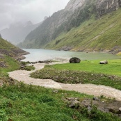 Auf der Karte gibt es diesen Bach nicht!