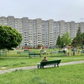 Plattenbauten aus der Sowjetzeit