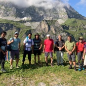 Gruppenfoto beim Start
