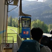 mit der Seilbahn zur Bannalp
