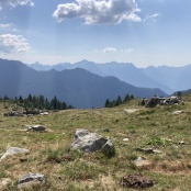 Ausblick von der Alp di Rossiglion
