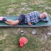 ein verdientes Nickerchen.