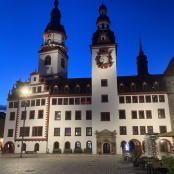 das Rathaus von Chemnitz