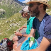 erster Lunch bei warmen Temperaturen