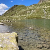 der erste Bergsee