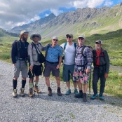 Gruppenfoto vor dem Aufstieg zur J&ouml;rifl&uuml;elafurgga