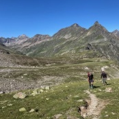 Blick zum Pass da Fless
